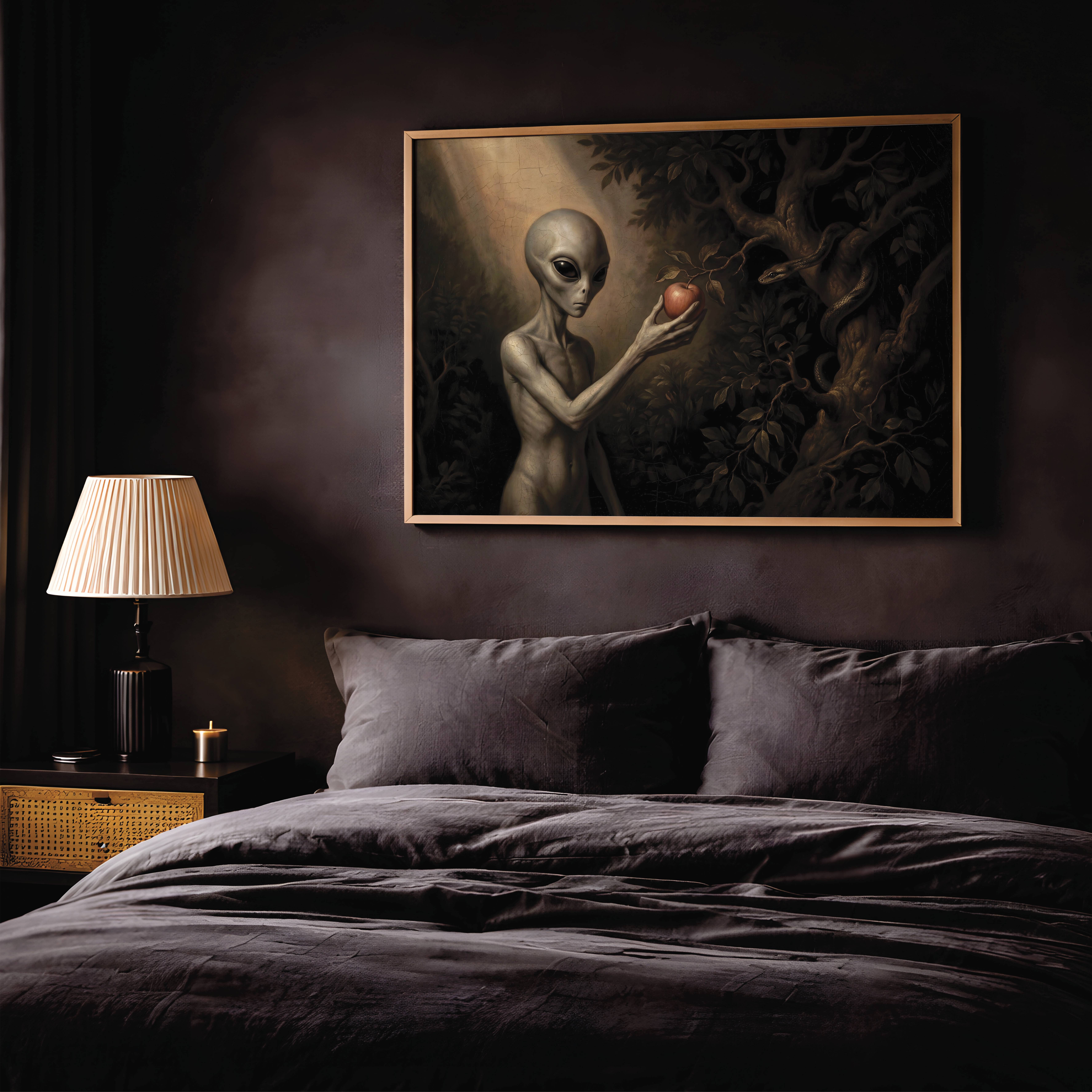 The Forbidden Fruit - Biblical UFO Art Print - Image 6